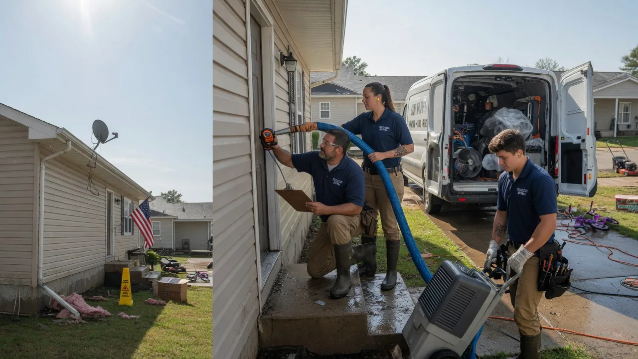 Ceiling Water Damage Restoration in Nashua, IA near me